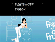 Tablet Screenshot of fightingfrumpy.com